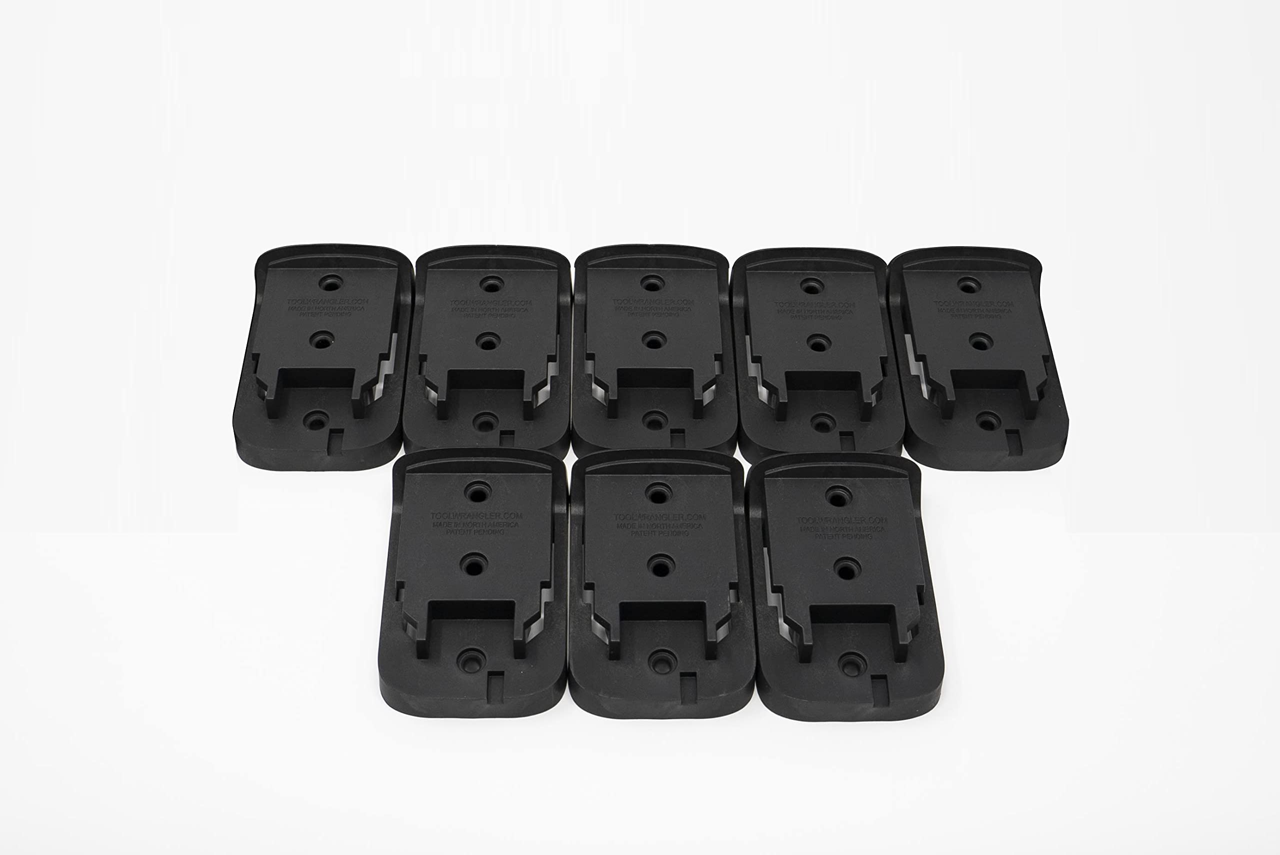 Dewalt Tool Holder Wall Mount Organizer - Fits 20V Max Tools - 8 Slot Storage System | Heavy Duty Drill Holder | Made in USA | Screws Included | Perfect for Garage, Workshop & Toolbox Organization
