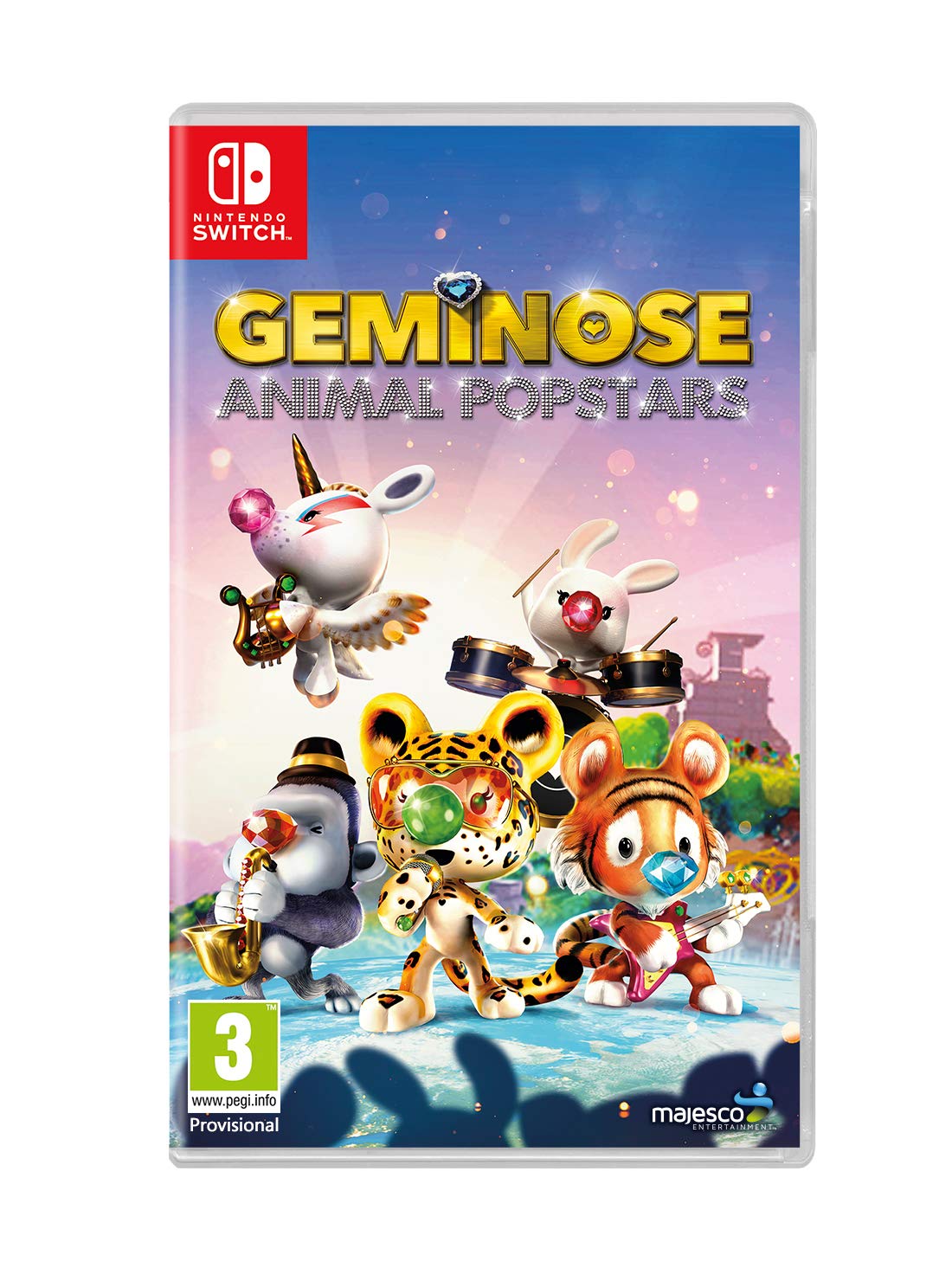 Geminose: Animal Popstars - Fun Rhythm Game for Nintendo Switch - Perfect for Family Game Nights & Kids Entertainment