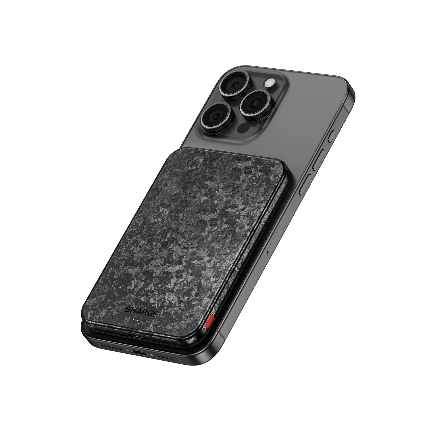 CarbonMag 5000mAh Portable Power Bank - Fast Charging, Lightweight & Compact for Travel, Camping, and Emergency Power Backup