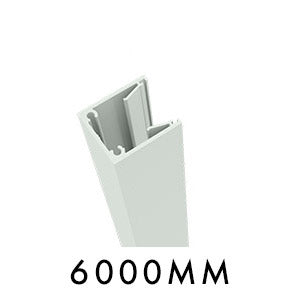 28mm x 32mm U Channel Side Frame - 6000mm Long for Slats | Push Fit Installation | Perfect for Bed Bases, Furniture & DIY Projects