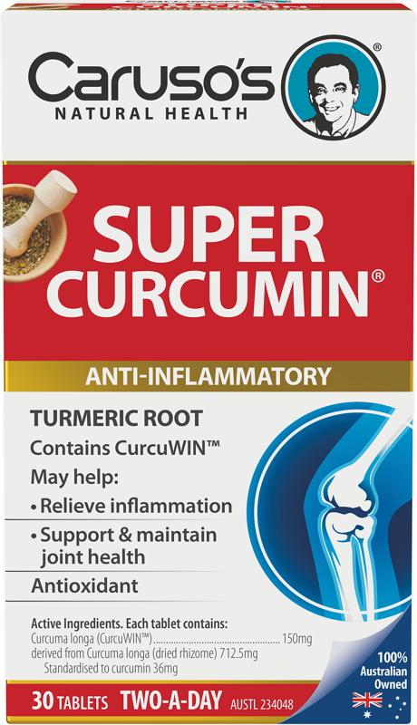 Caruso's Super Curcumin Supplement - Premium Turmeric Extract for Joint & Immune Support - Natural Anti-Inflammatory & Antioxidant - Supports Digestion & Heart Health - Perfect for Daily Wellness Routine & Active Lifestyle