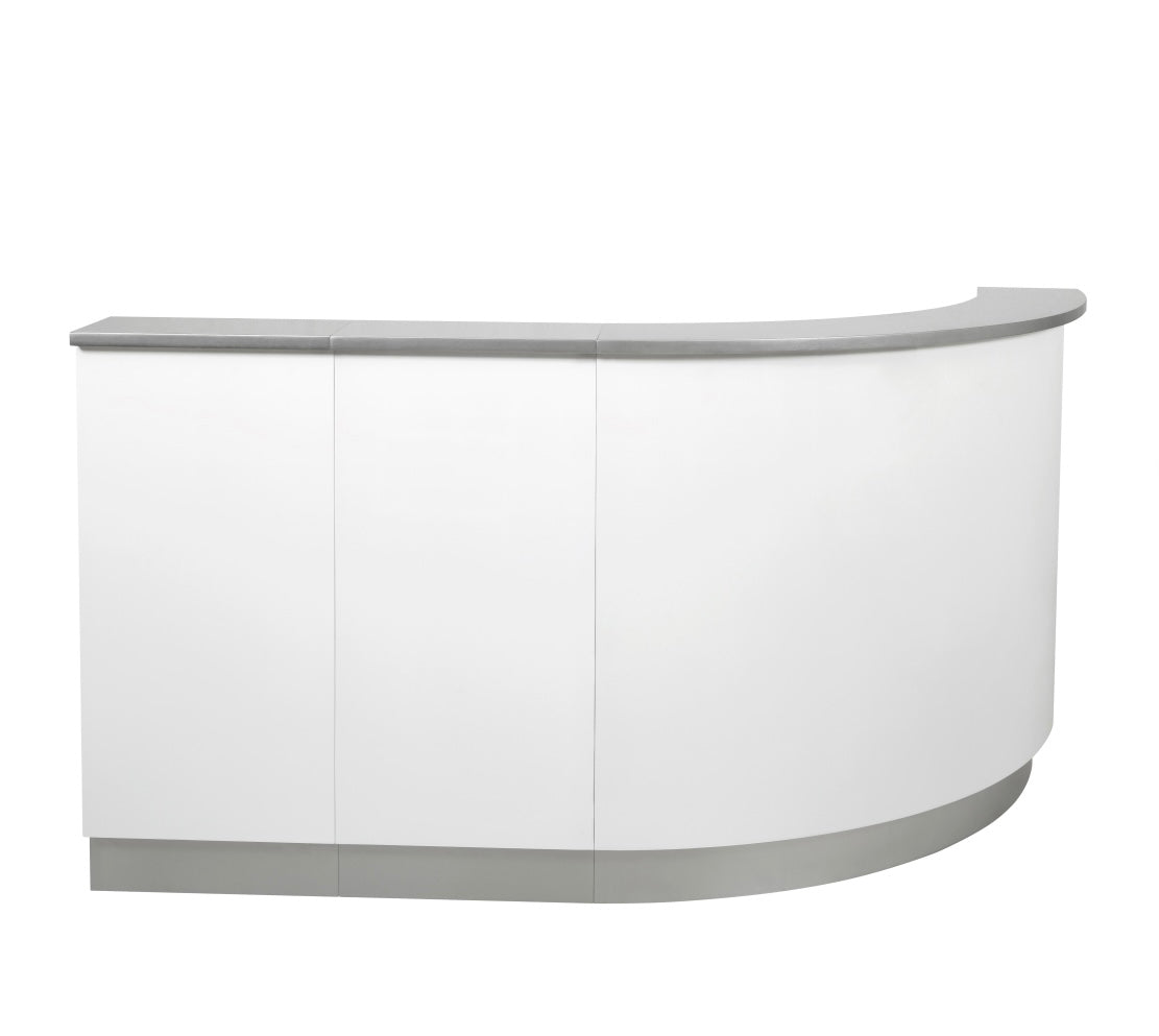 Janus Prime Package 3 - Modern LED Illuminated Reception Desk with Storage | Sleek Office Furniture for Hotels, Corporate Lobbies & Professional Workspaces