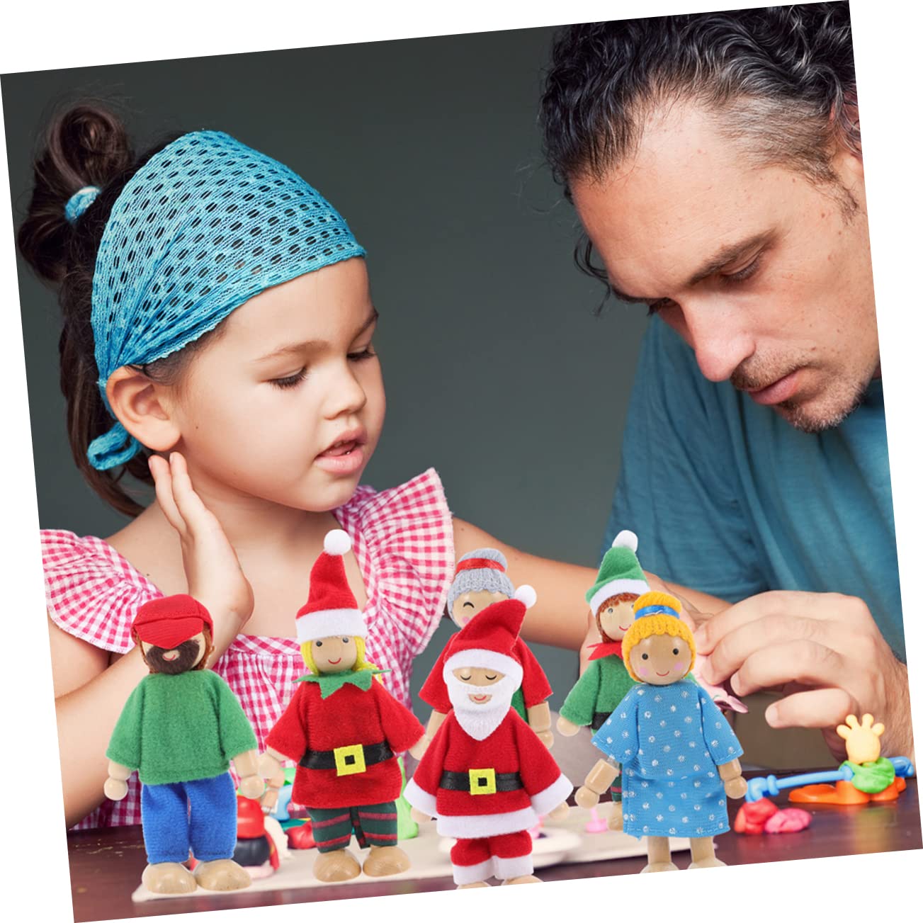 iBasenice 45-Piece Calming Hand Puppet Set for Kids - Sensory Toys, Brain Development, Christmas Puppets for Toddlers & Children - Perfect for Storytelling, Play Therapy & Holiday Gifts