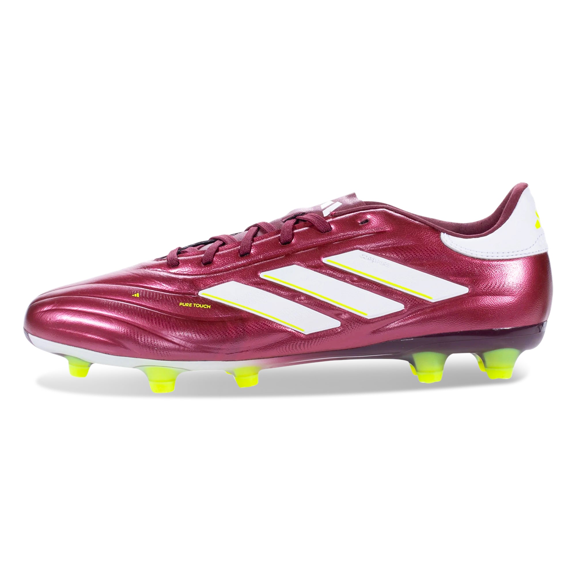 adidas Copa Pure 2 Pro FG Soccer Cleats - Shadow Red | Firm Ground Football Boots for Men | Perfect for Professional Matches & Training