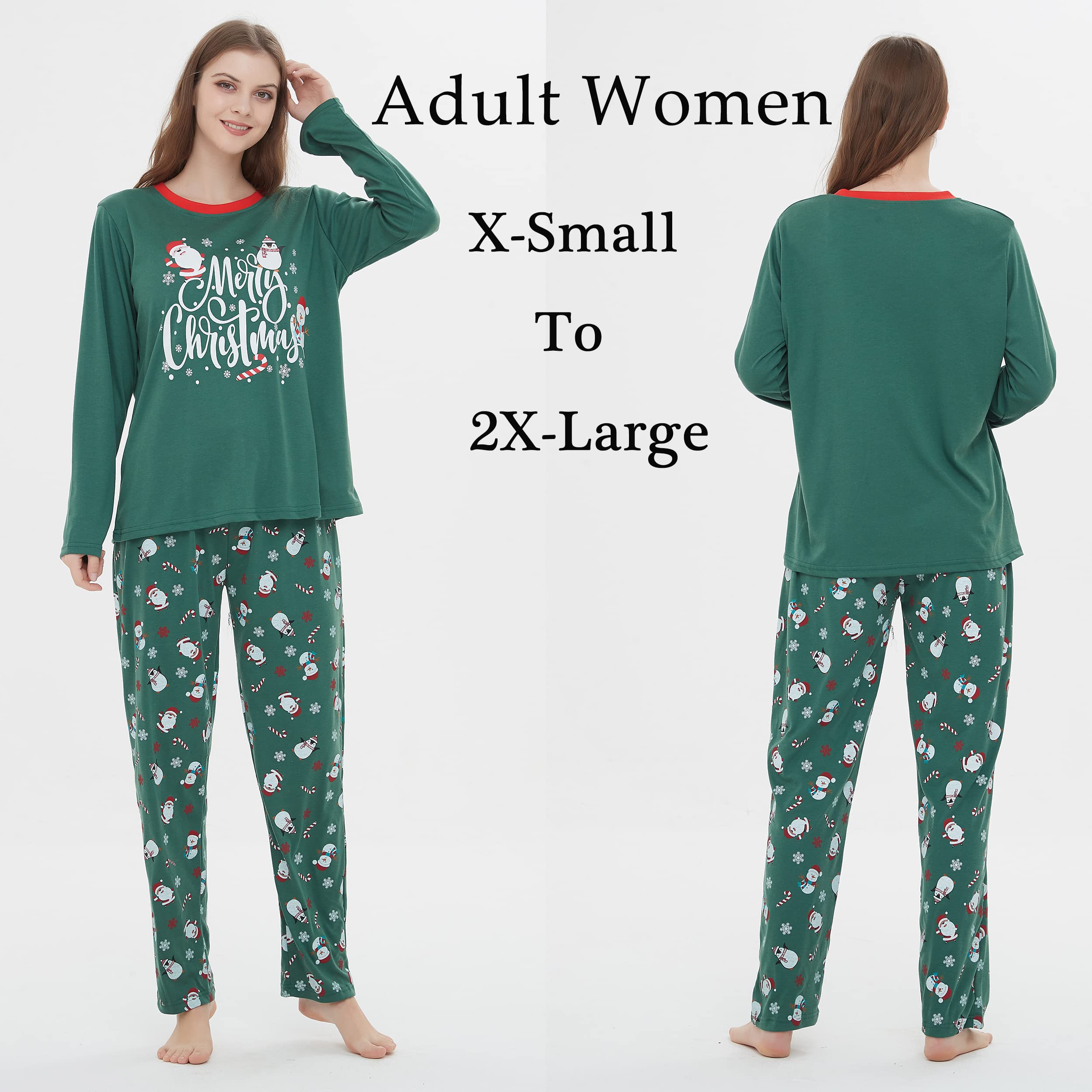 Santa Claus Matching Family Pajama Sets - Christmas Sleepwear for Men, Women & Kids - Cozy Holiday Outfits