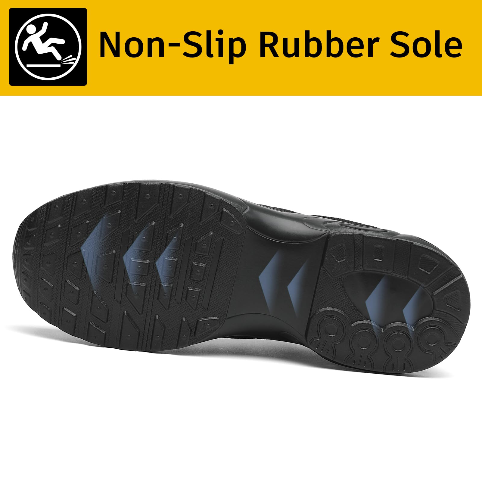 Lightweight Women's Safety Shoes with Arch Support - Steel Toe Work Sneakers Slip Resistant & Durable | Perfect for Construction, Warehouse & Industrial Work