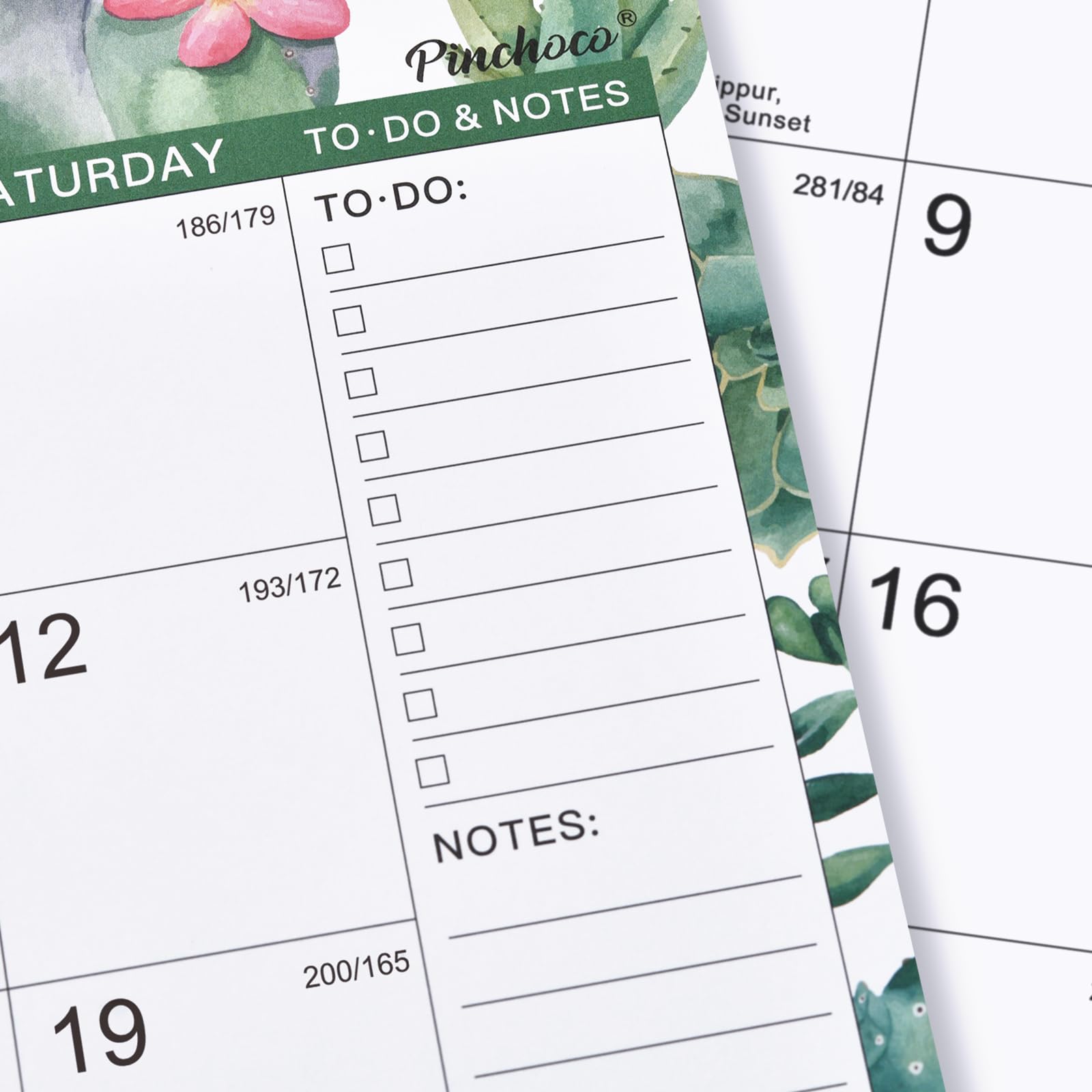 2025-2026 Wall Calendar with Hanging Hook | 18-Month Large Format Planner (July 2025-December 2026) | 14.8