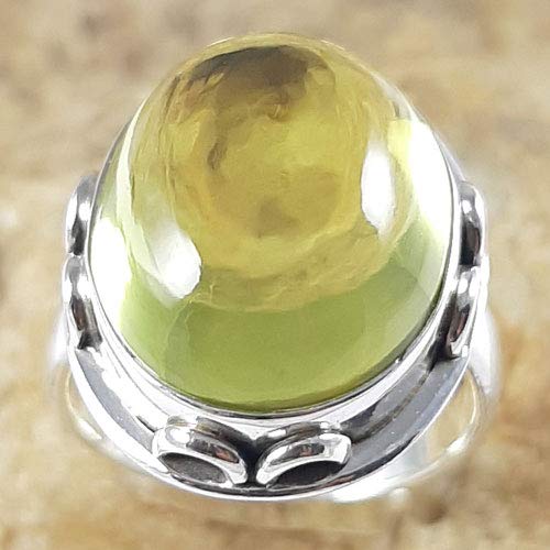 925 Sterling Silver Gemstone Ring for Women - Handmade Jewelry Gift for Christmas & Cyber Monday