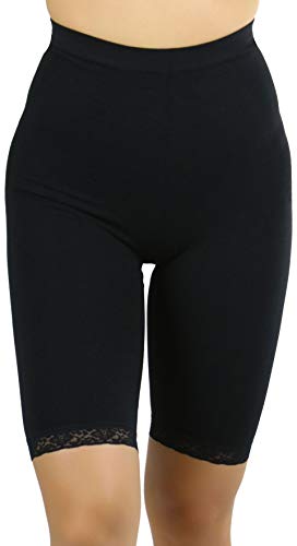 High Waisted Knee Length - Black