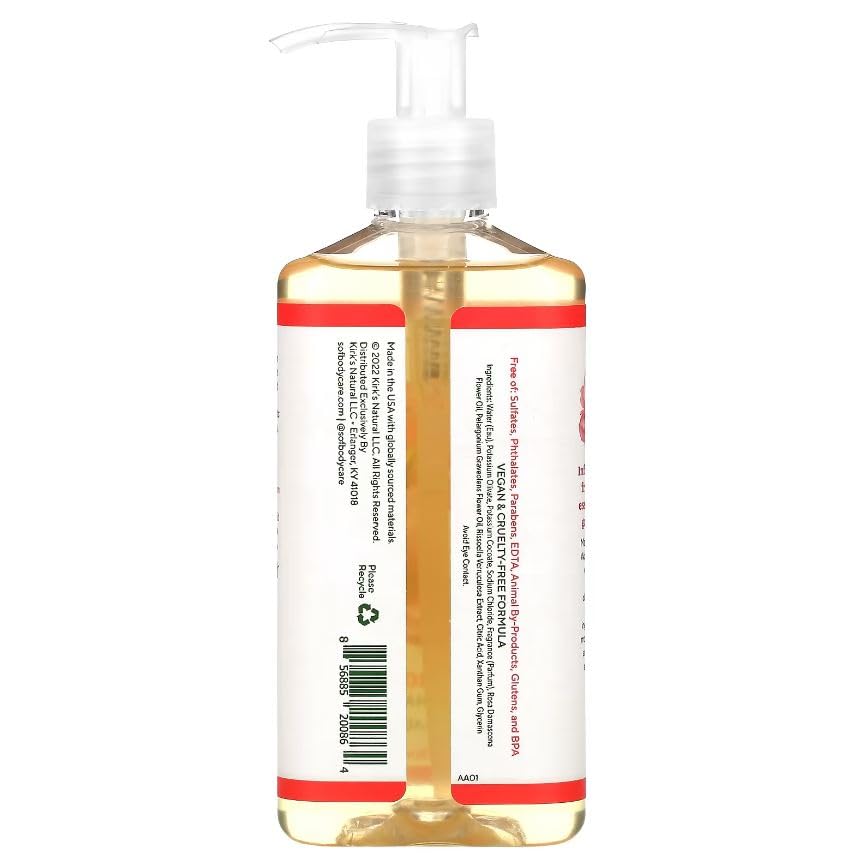 South of France Hand Wash - Climbing Wild Rose Scent, 8 oz | Moisturizing & Antibacterial Liquid Soap for Kitchen, Bathroom & Guest Use