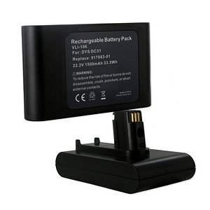Dyson DC31/DC35C Vacuum Battery 22.2V 1500mAh - Replacement for Home Cleaning
