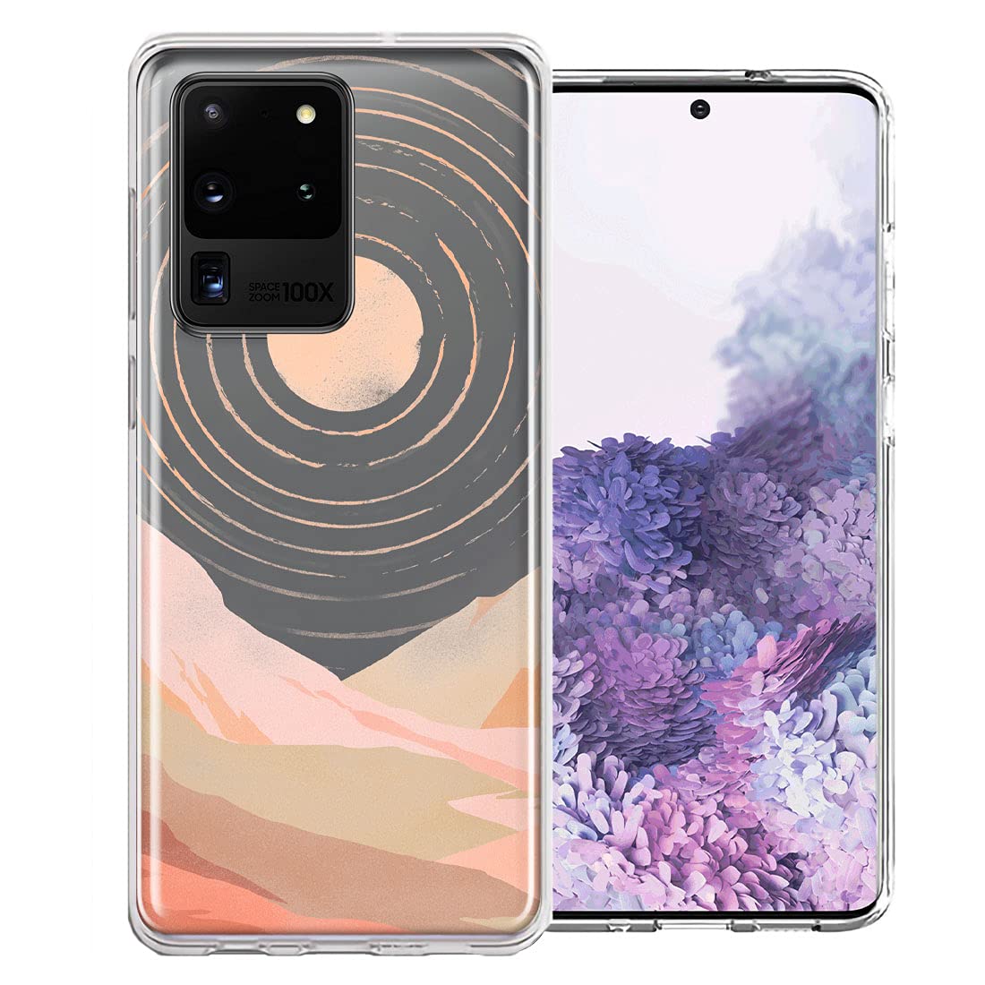 Samsung Galaxy S20 Ultra Case - Desert Mountains Design Shockproof Dual Layer Protective Cover for Men Women | Perfect for Outdoor Adventures, Travel & Daily Use