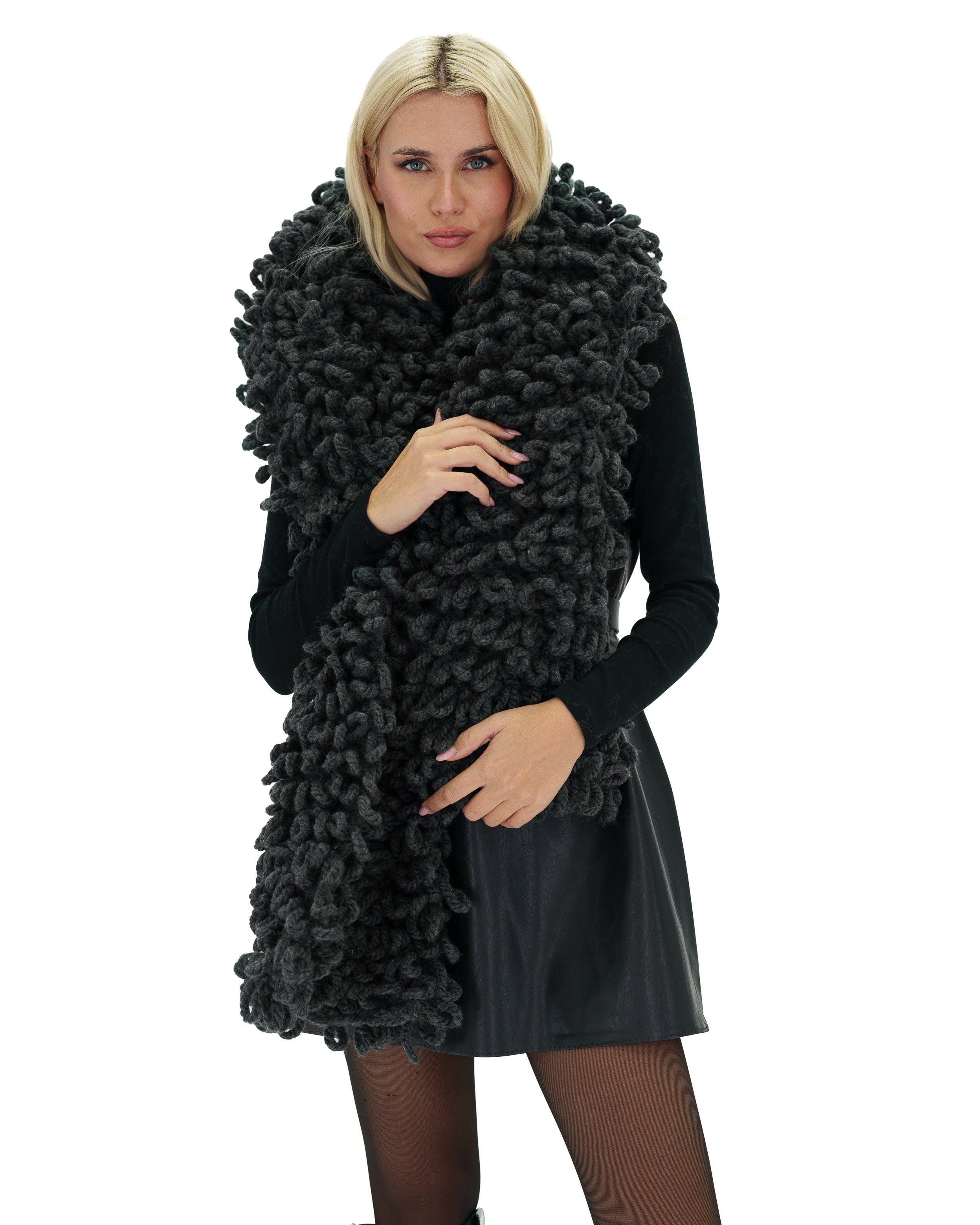 Soft and Cozy Teddy Shawl Scarf - Winter Warm Plaid Wrap for Women - Perfect for Cold Weather, Outdoor Activities, and Stylish Layering