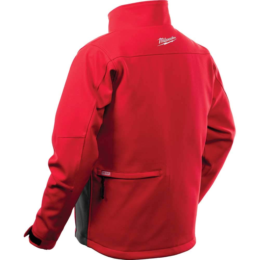 Milwaukee M12 Heated Toughshell Jacket Kit - Size S (Red) | 12V Battery-Powered Heated Jacket for Cold Weather | Perfect for Construction, Outdoor Work & Winter Activities