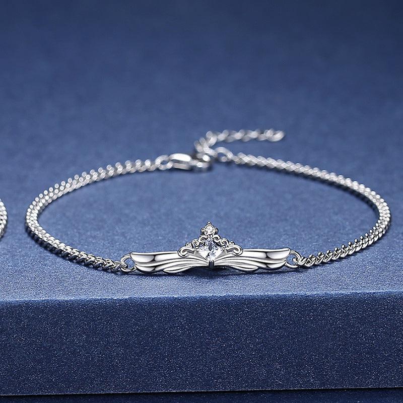 Stylish Unisex Sterling Silver Bracelet Set for Men & Women - Perfect for Couples, Gifts, and Everyday Wear