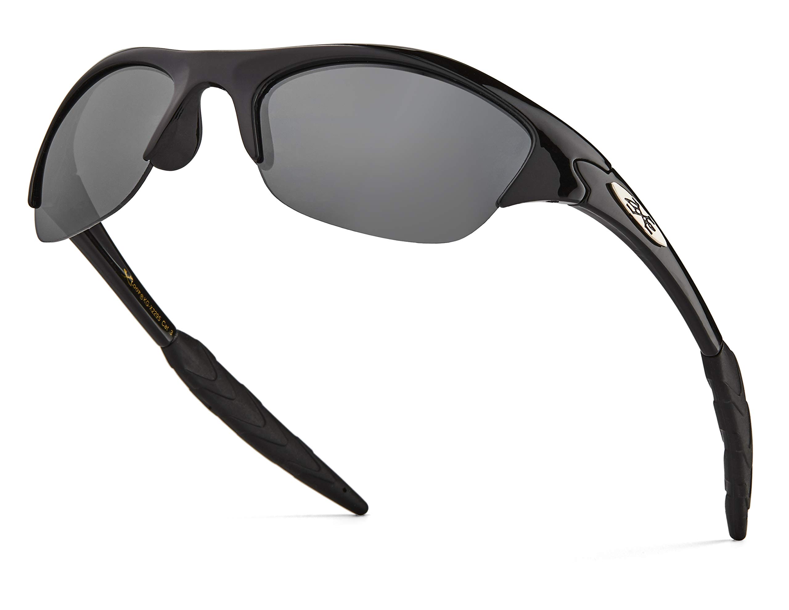 X LOOP Kids Sunglasses for Boys & Girls Age 2-6 - UV400 Protection Sporty Half Frame Toddler Sunglasses - Perfect for Outdoor Play, Beach, and Sunny Day Activities