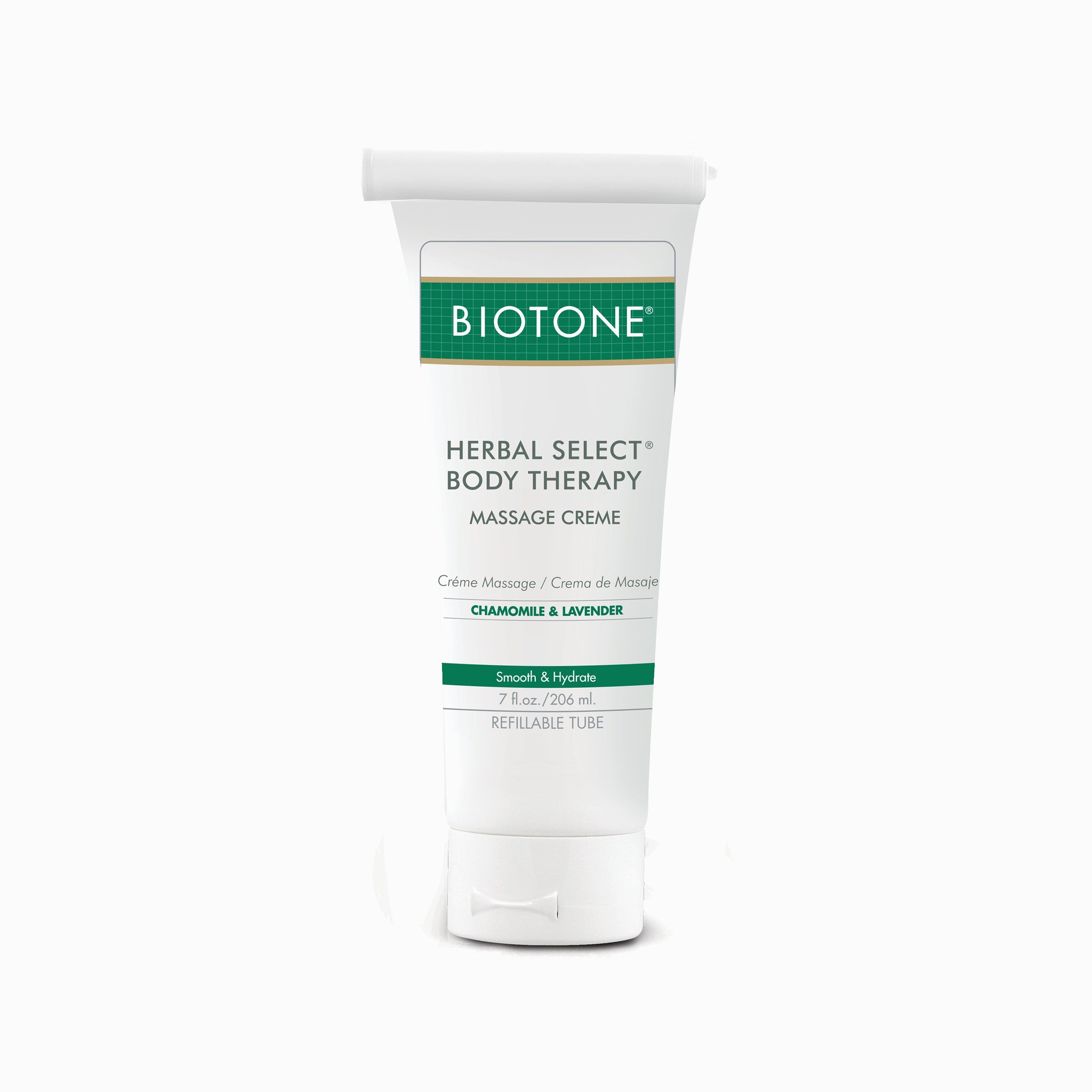 BIOTONE® Herbal Select Body Cream - Organic Moisturizing Lotion for Dry Skin - Perfect for Massage, Spa & Relaxation at Home