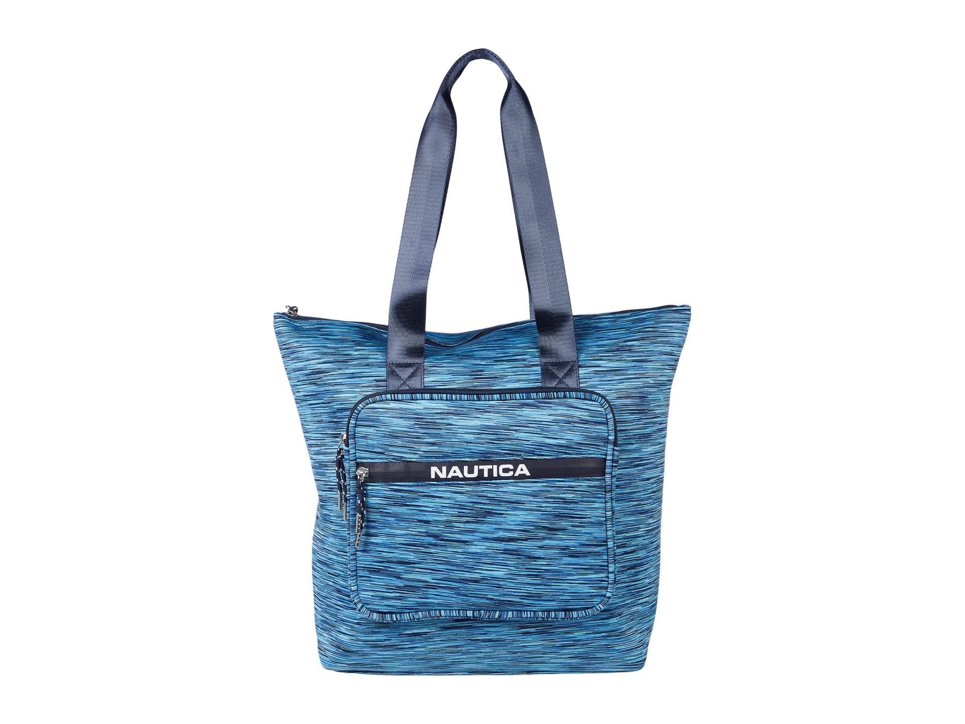 Nautica Splash It Out Jersey Tote Bag - Lightweight & Water-Resistant Beach Tote for Women - Perfect for Pool, Beach, Travel & Shopping