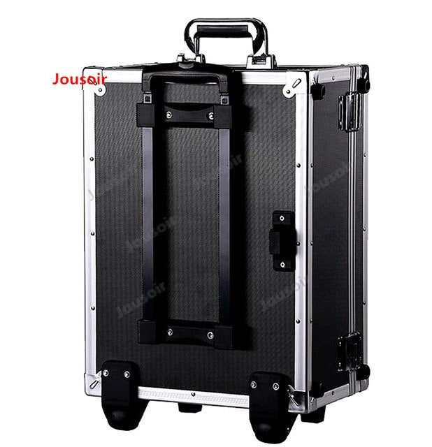 Professional Aluminum Frame Rolling Suitcase for DSLR Cameras & Photography Equipment - Durable Travel Case for Photographers, Videographers & Studio Use