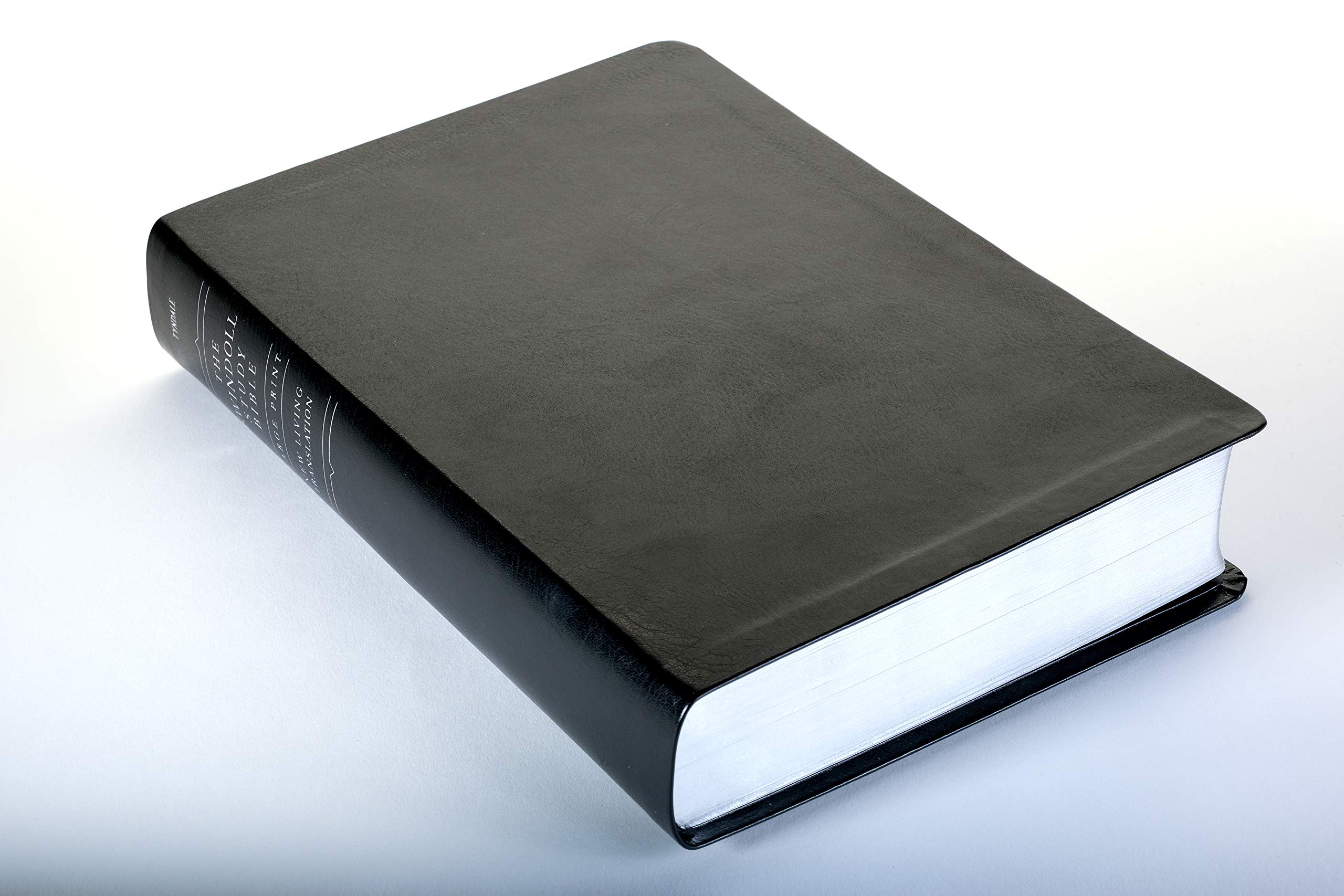 NLT Swindoll Study Bible - Large Print LeatherLike Black | Study Notes & Articles for Devotion