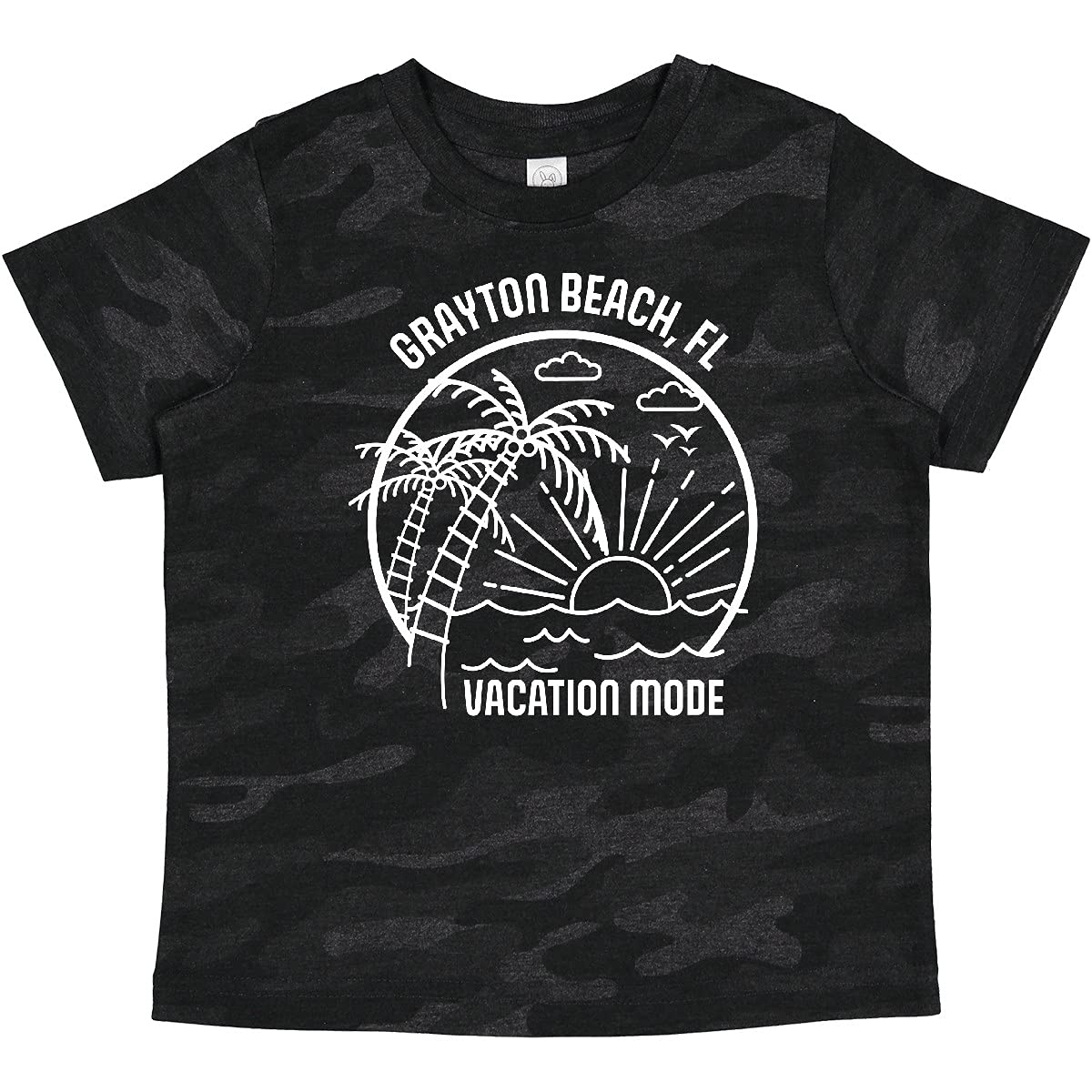 Inktastic Summer Vacation Mode Grayton Beach Florida Baby T-Shirt - Soft Cotton Tee for Toddlers, Beach Vacation Outfit, Florida Souvenir Gift