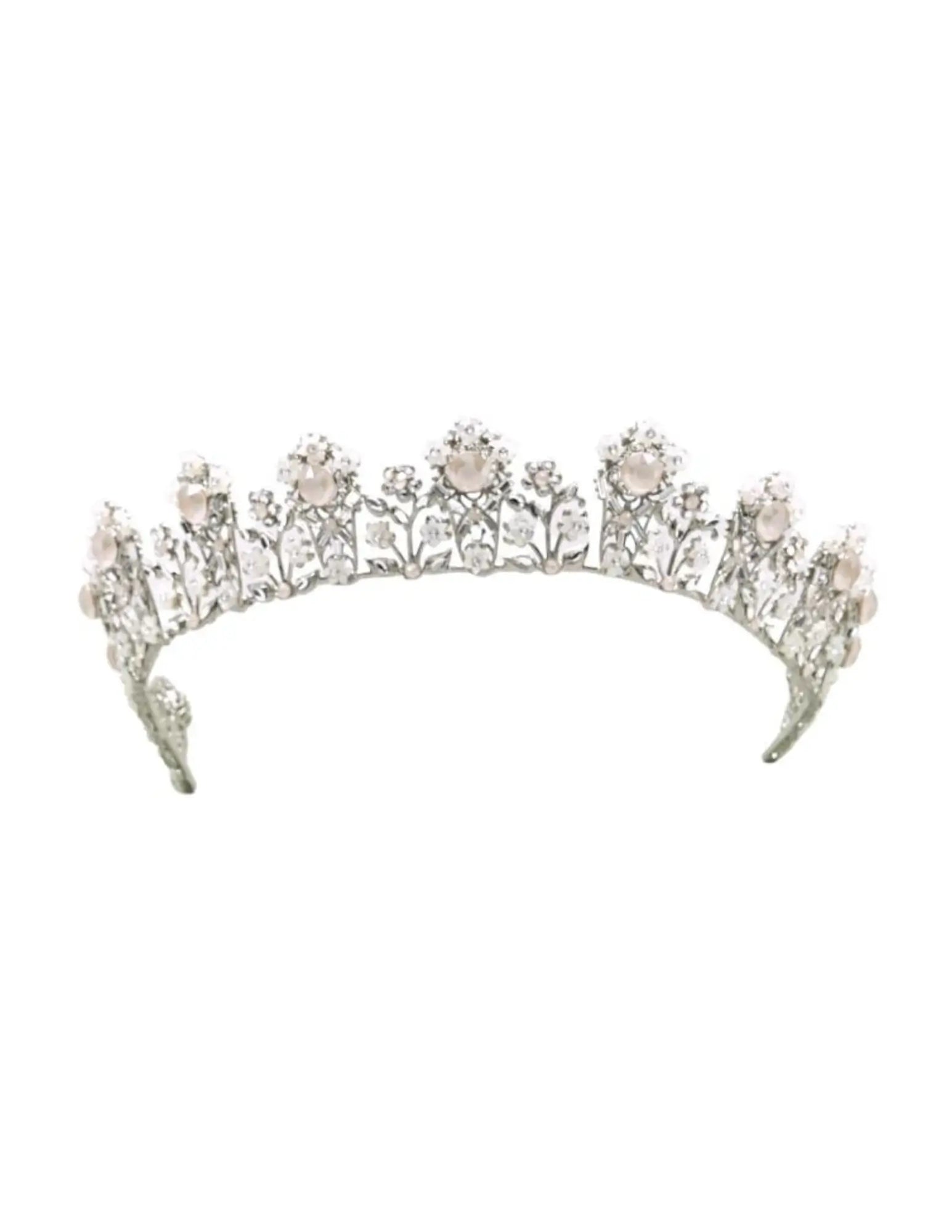 Catalina Crown - Elegant Floral Hair Accessory for Weddings, Parties & Special Events | Perfect for Brides, Bridesmaids & Prom