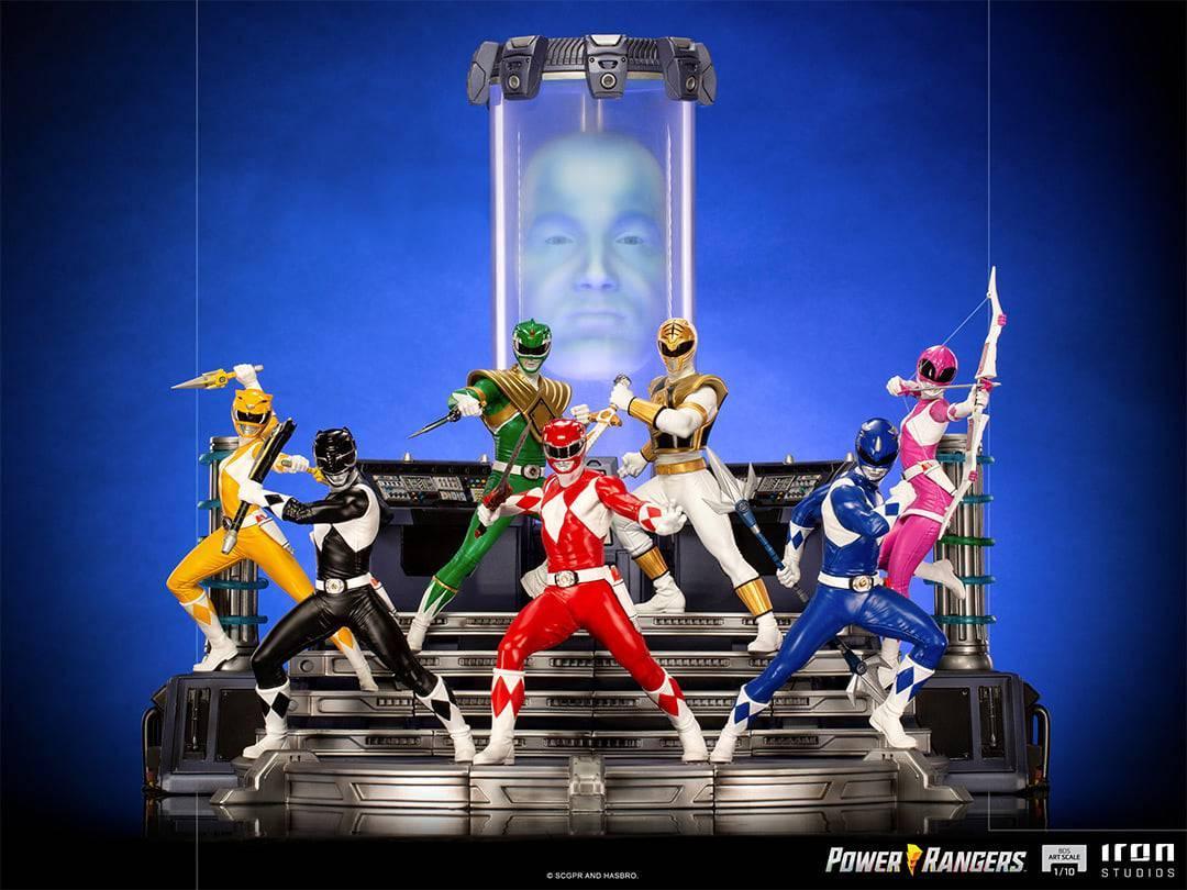 Iron Studios Power Rangers Red Ranger BDS Art Scale 1/10 Statue - Collectible Action Figure for Display & Home Decor