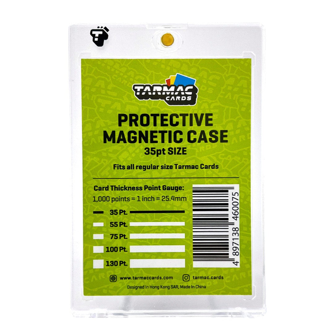 Tarmac Cards Mag Case 35pt Size (Version 2) - Premium Card Holder for Collectible Trading Cards, Sports Cards & Gaming Cards - Perfect for Storage, Display & Protection