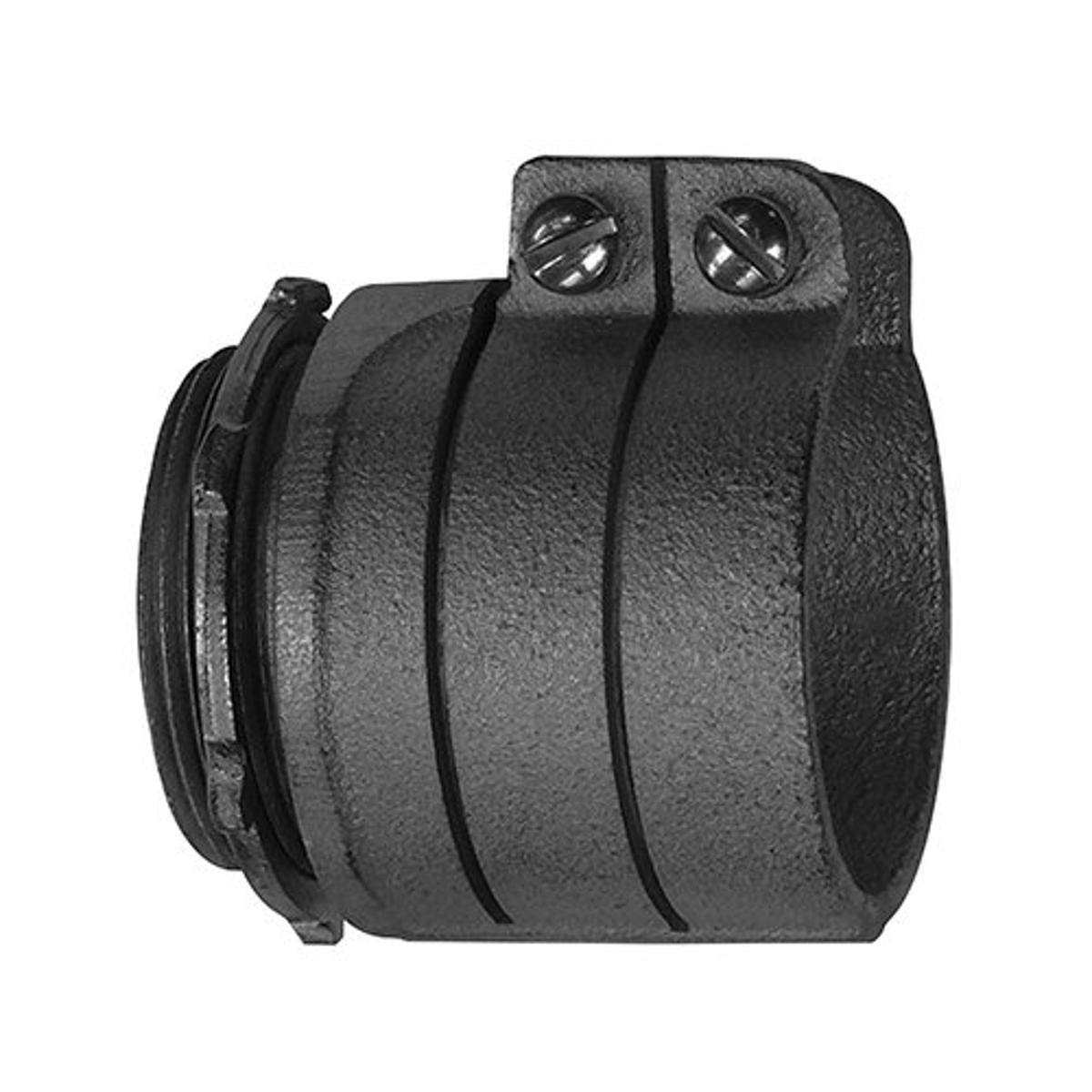 Appleton 7486 2-Inch Straight Box Connector - Heavy Duty Electrical Conduit Fitting for Outdoor/Indoor Wiring, EMT & IMC Conduit Connections - Ideal for Commercial & Industrial Electrical Installations