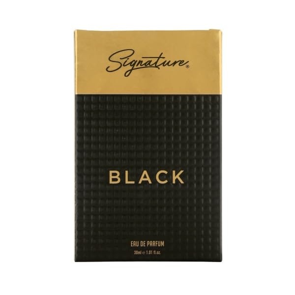 Premium Signature Black Men's Eau de Parfum - 30ml Luxury Cologne for Date Night, Office & Special Occasions