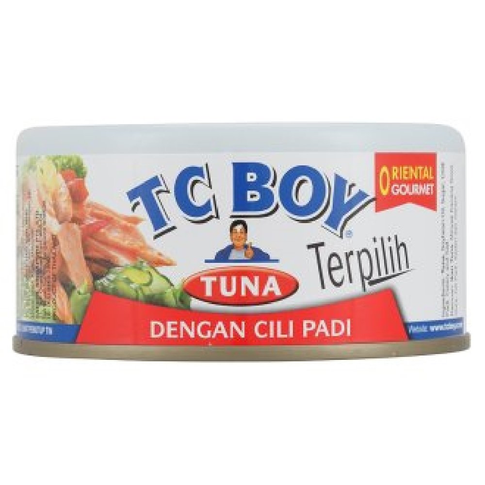 Premium TC Boy Choice Tuna 180g - Hot & Spicy Flavor (Pack of 3 Cans) | High-Quality Canned Tuna for Sandwiches, Salads & Quick Meals | Perfect for Camping, Emergency Food & Pantry Stock