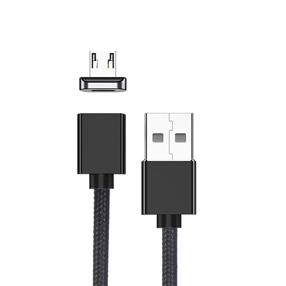 LINASHI Magnetic Charging Cable - 4Pin 5A QC3.0 Fast Charge for Micro USB & Type-C Phones | Durable Data Sync & Quick Power Delivery | Perfect for Home, Office & Travel Charging