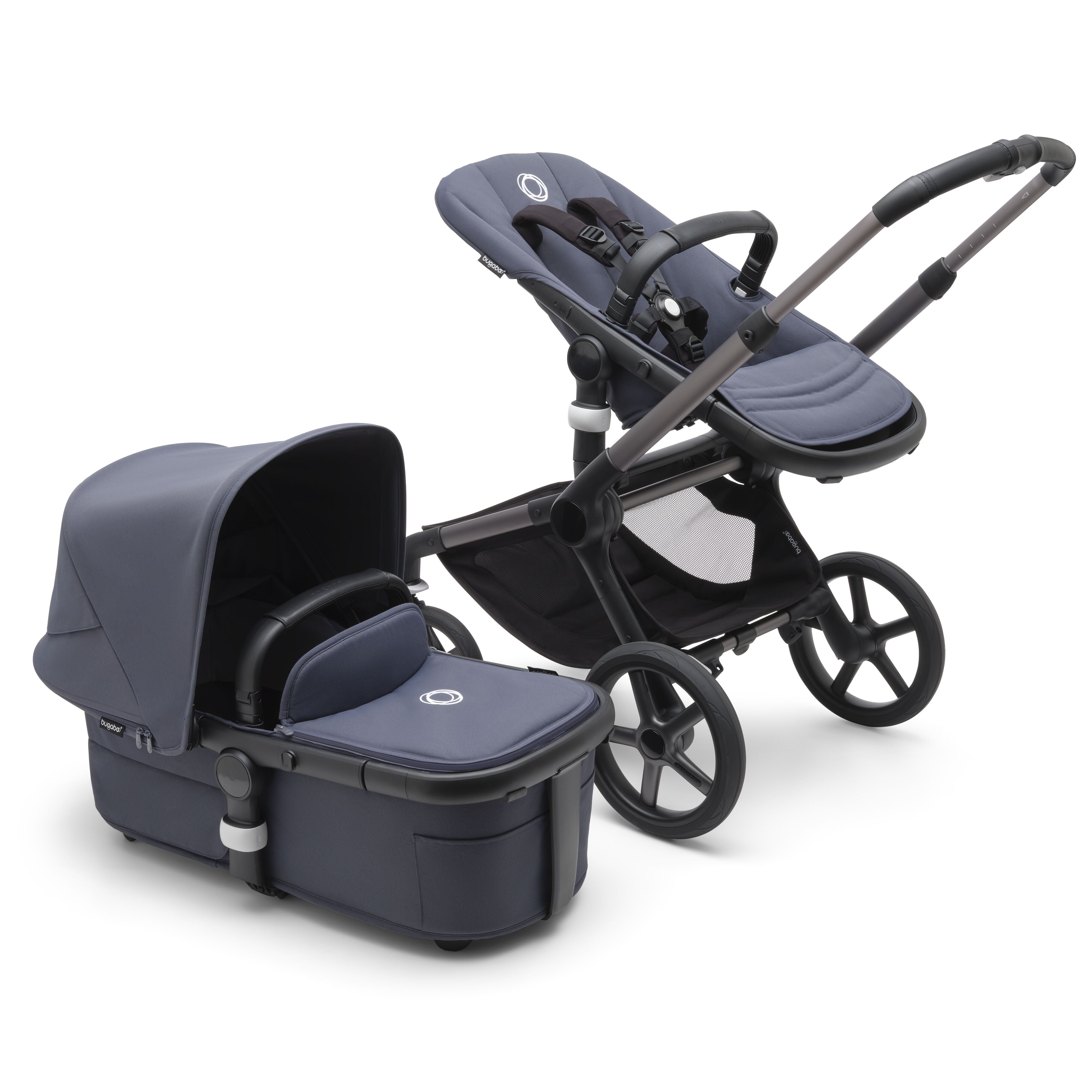 Bugaboo Fox 5 Complete Full Size Stroller for Newborn to Toddler - Lightweight Travel System with All-Terrain Wheels | Perfect for City Walks, Park Outings & Air Travel