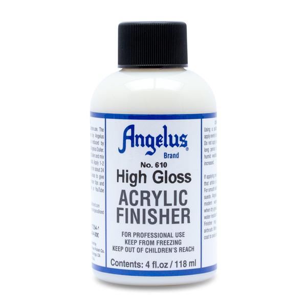 ANGELUS Leather Acrylic Paint - Premium Finishers for Leather Crafts (1oz to 4oz) - Perfect for Shoes, Bags, Jackets & DIY Leather Projects