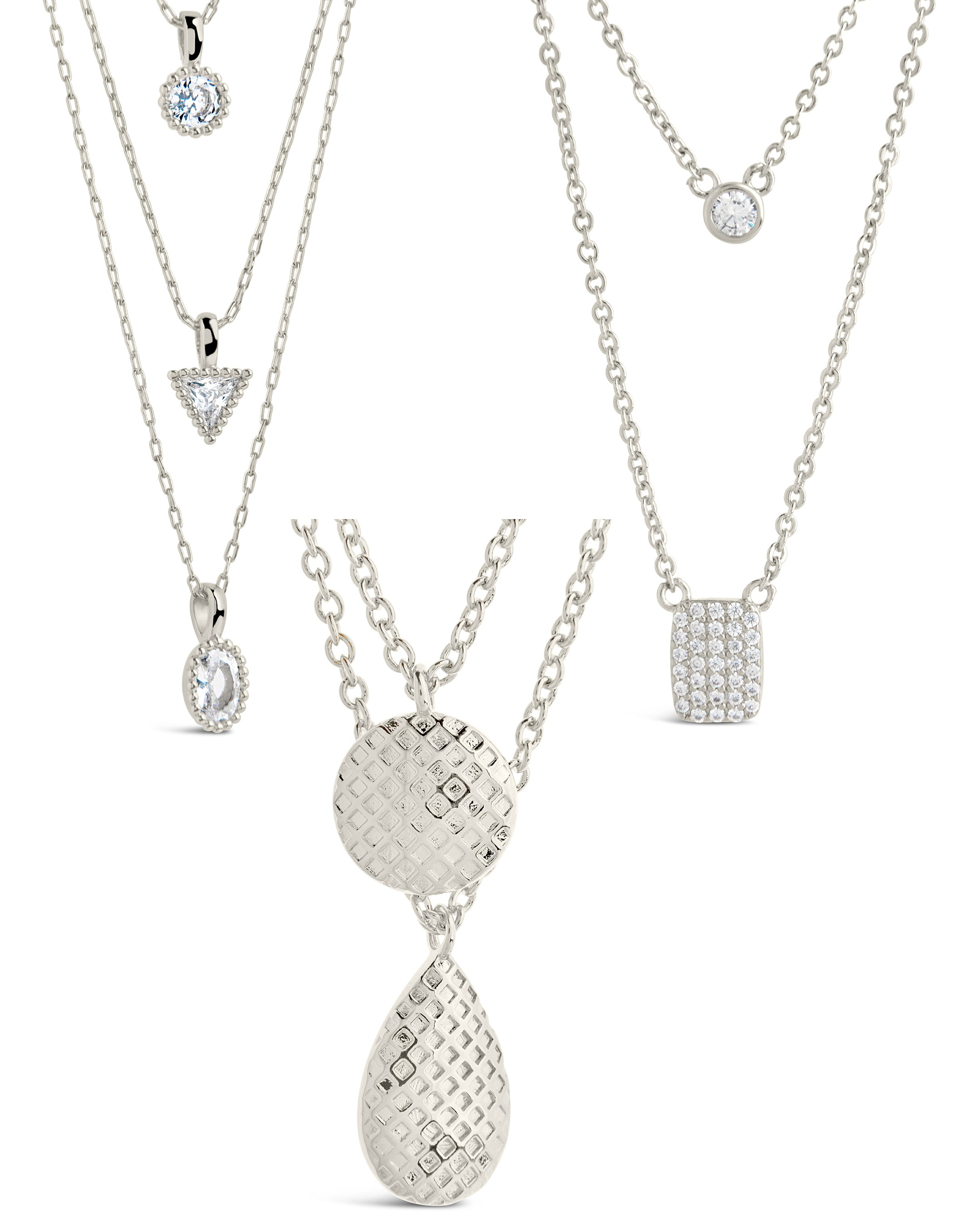 Stylish Jewelry Case & Layering Necklace Set - Perfect for Travel, Gifts, and Everyday Organization | Trendy Necklace Storage Solution