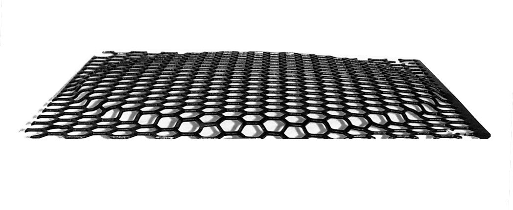 Premium Black 120mm Mesh Grill with 6mm Honeycomb Holes - Perfect for PC Case Modding, Speaker Grills & DIY Automotive Projects