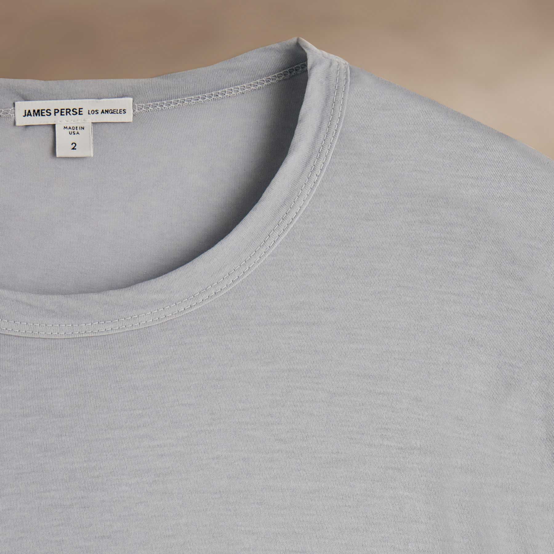 Clear Jersey Crew Grey Glacier Pigment - Soft & Stylish Men's T-Shirt for Casual Wear & Everyday Comfort