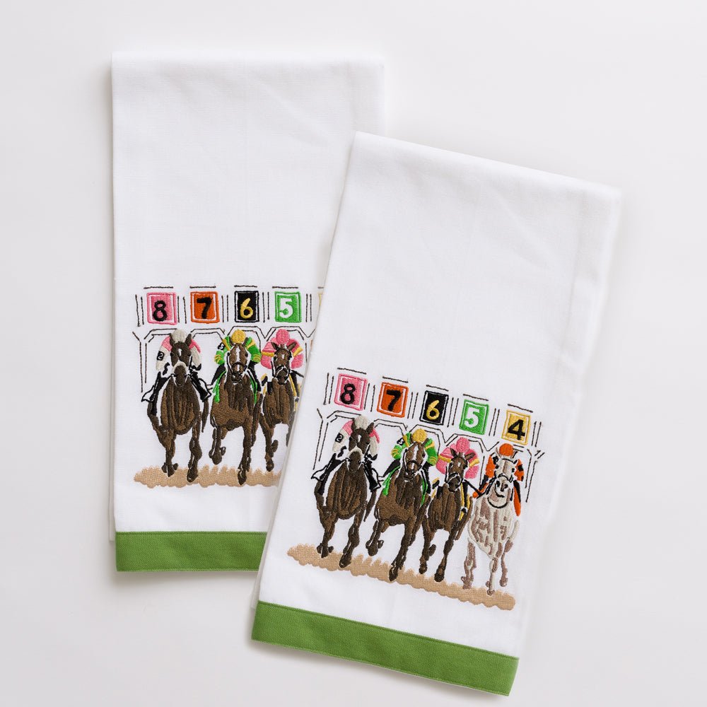 Away They Go Tea Towel Set of 2 - Premium Cotton Kitchen Towels for Drying Dishes, Cleaning & Decor - Perfect for Home, Kitchen & Gifting
