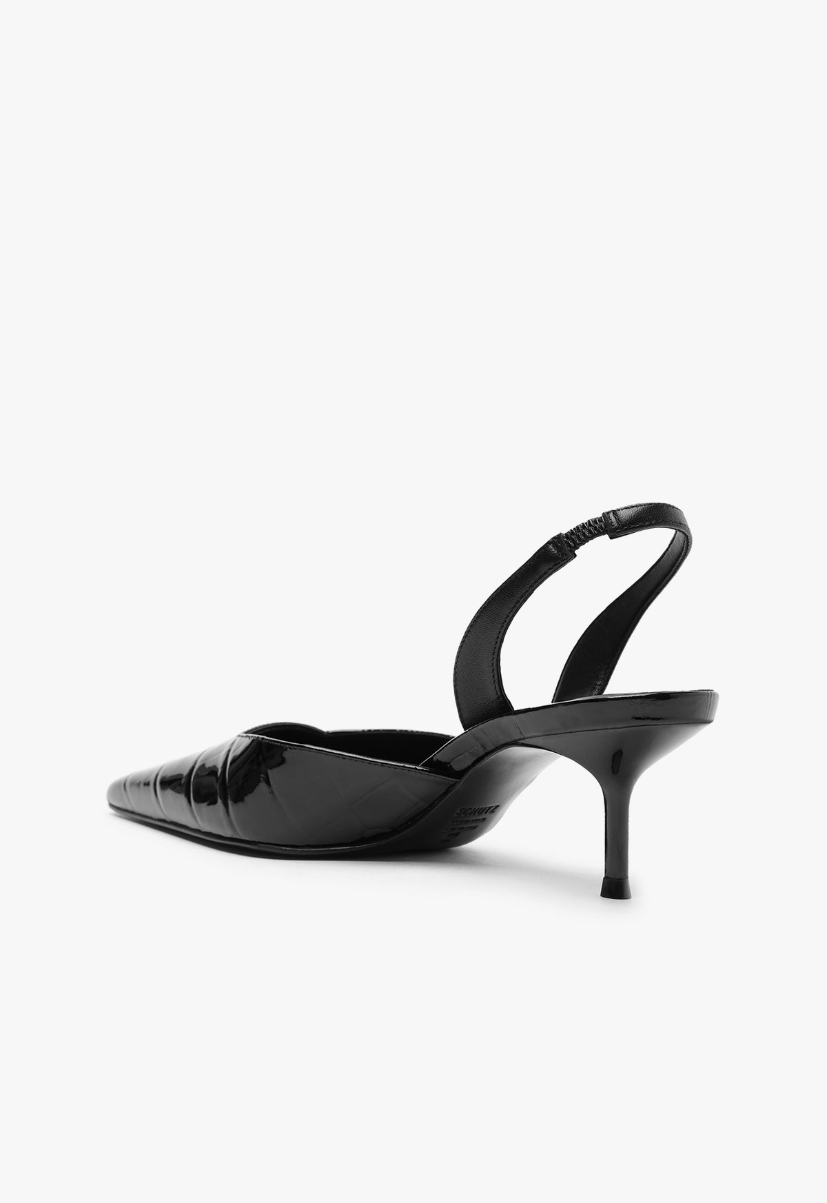 Paola Mid Heel Stiletto Black Pump Shoes for Women - Elegant Dress Pumps for Office, Party & Evening Wear
