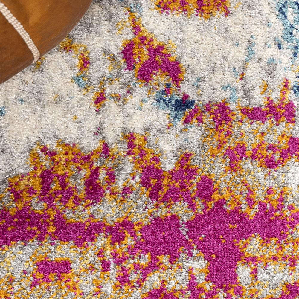 Modern Abstract Sunset Area Rug - Non-Slip Soft Living Room Carpet for Bedroom, Dining Room & Home Decor