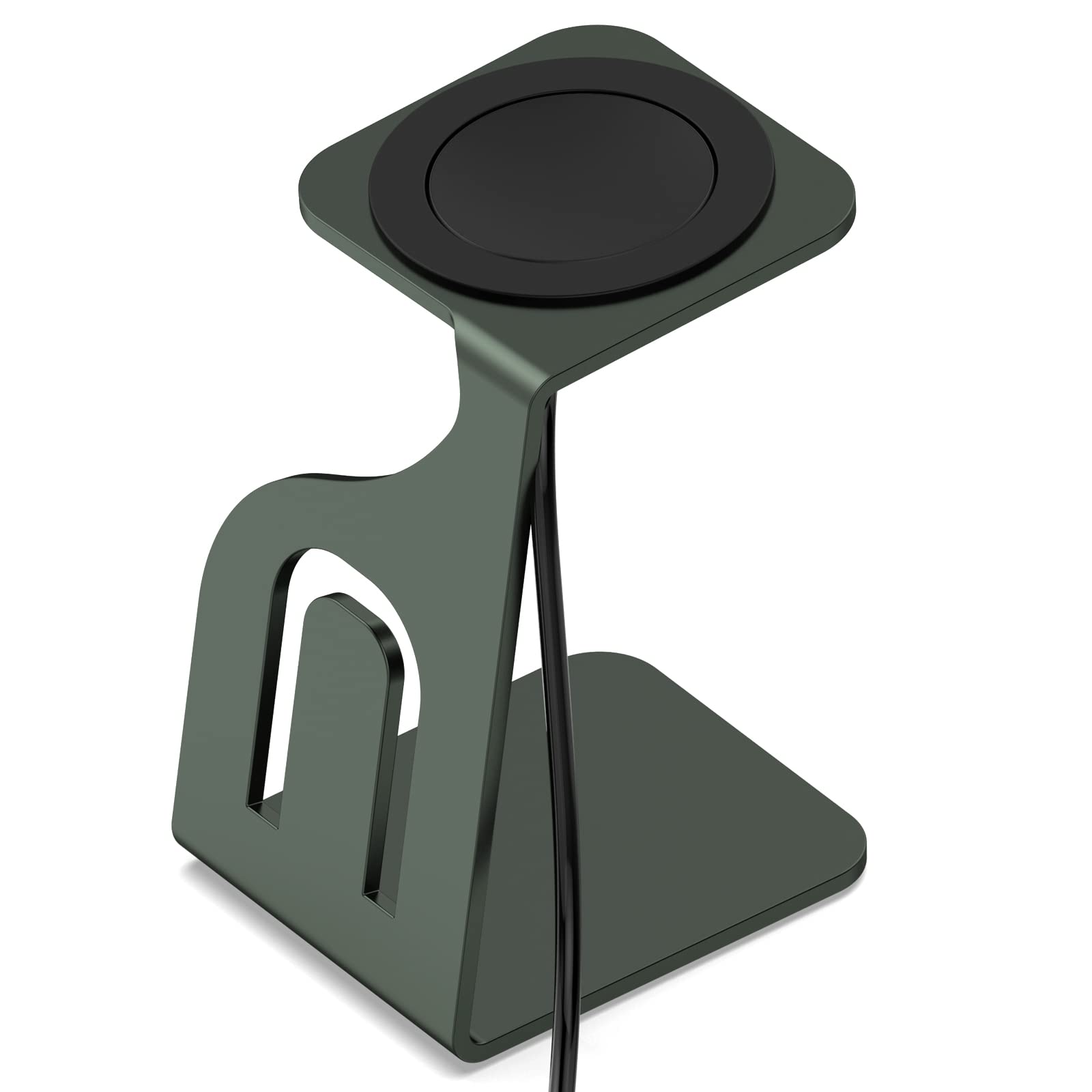 LOKEKE Aluminum Alloy Charging Dock Stand for Google Pixel Watch - Desktop Charger Holder Replacement (Grey) | Perfect for Home, Office & Travel Use