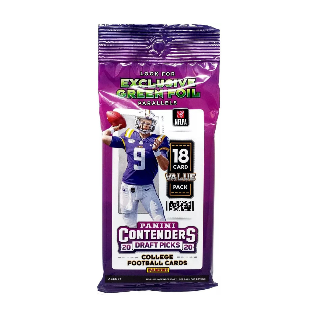 2020 Panini Contenders Draft Picks Football Trading Cards Value Pack - Perfect for Collectors, Fantasy Sports & NFL Memorabilia Enthusiasts