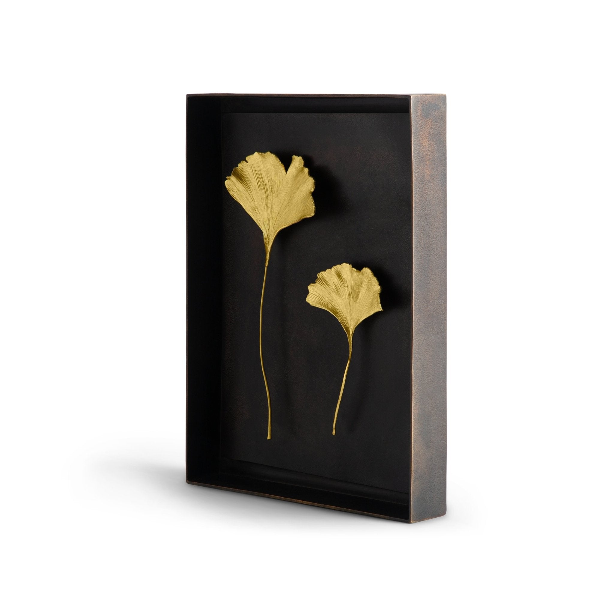 Ginkgo Leaf Shadow Box - Handmade Botanical Art for Home Decor, Perfect for Living Room, Bedroom & Office Wall Display