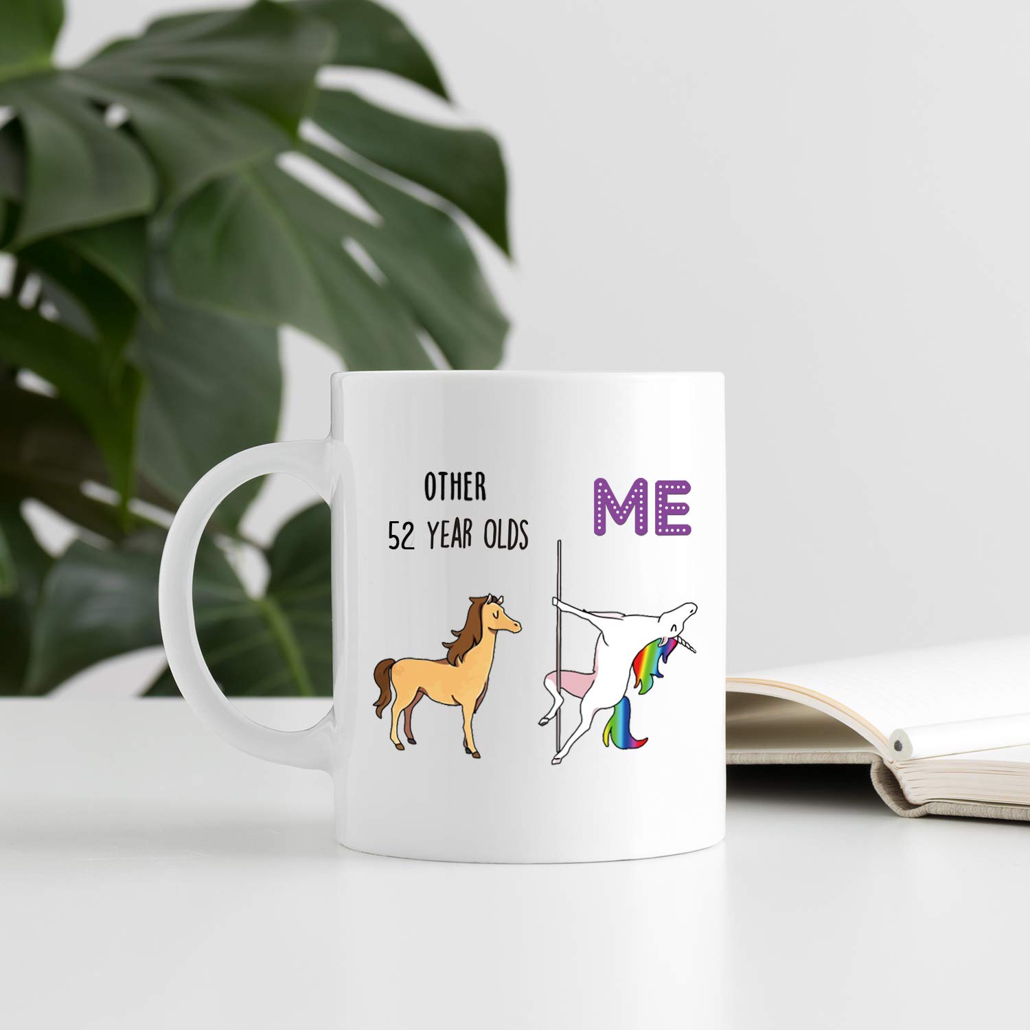 52nd Birthday Gifts for Women 1967 - Funny 52 Years Old Birthday Coffee Mug for Mom, Wife, Sister, Friend - 11oz Ceramic Cup - Perfect for Office, Home & Special Occasions