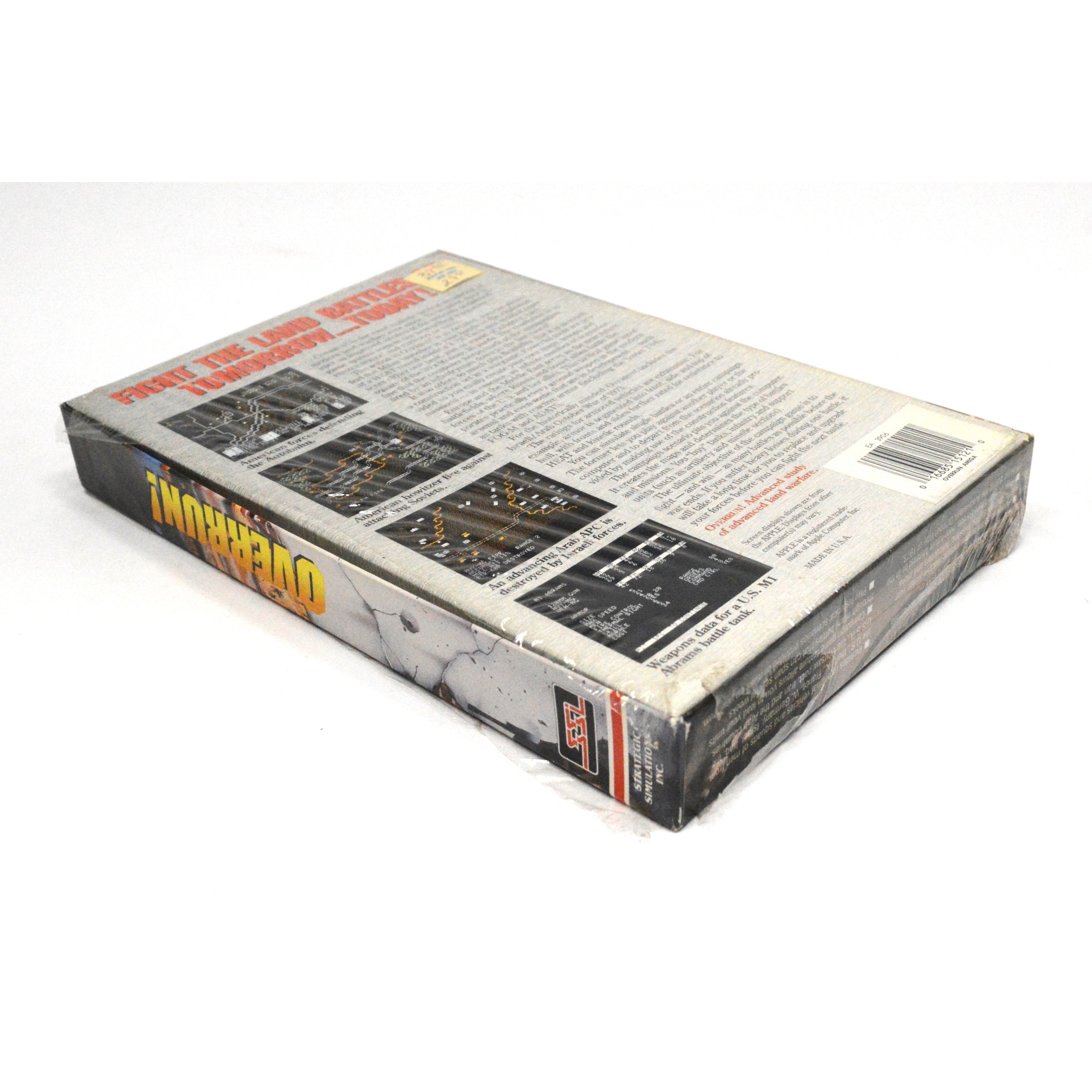 Brand New AMIGA OVERRUN! Tactical Warfare Computer Game - Factory Sealed by SSI | Classic Strategy Game for PC Gaming Enthusiasts & Retro Collectors