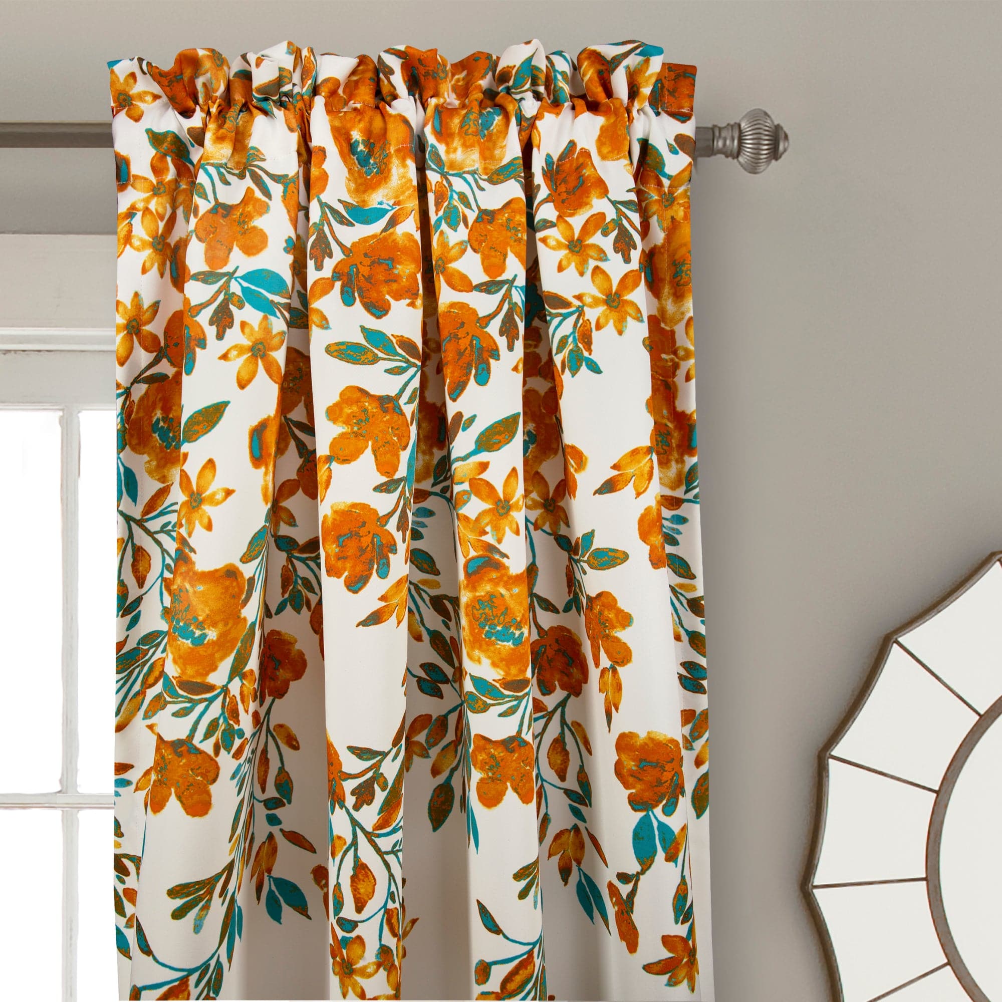 Tanisha Light Filtering Window Curtain Panel Set - Soft Sheer Drapes for Living Room & Bedroom - Blackout Privacy & UV Protection - 84 Inch Length (2 Panels)