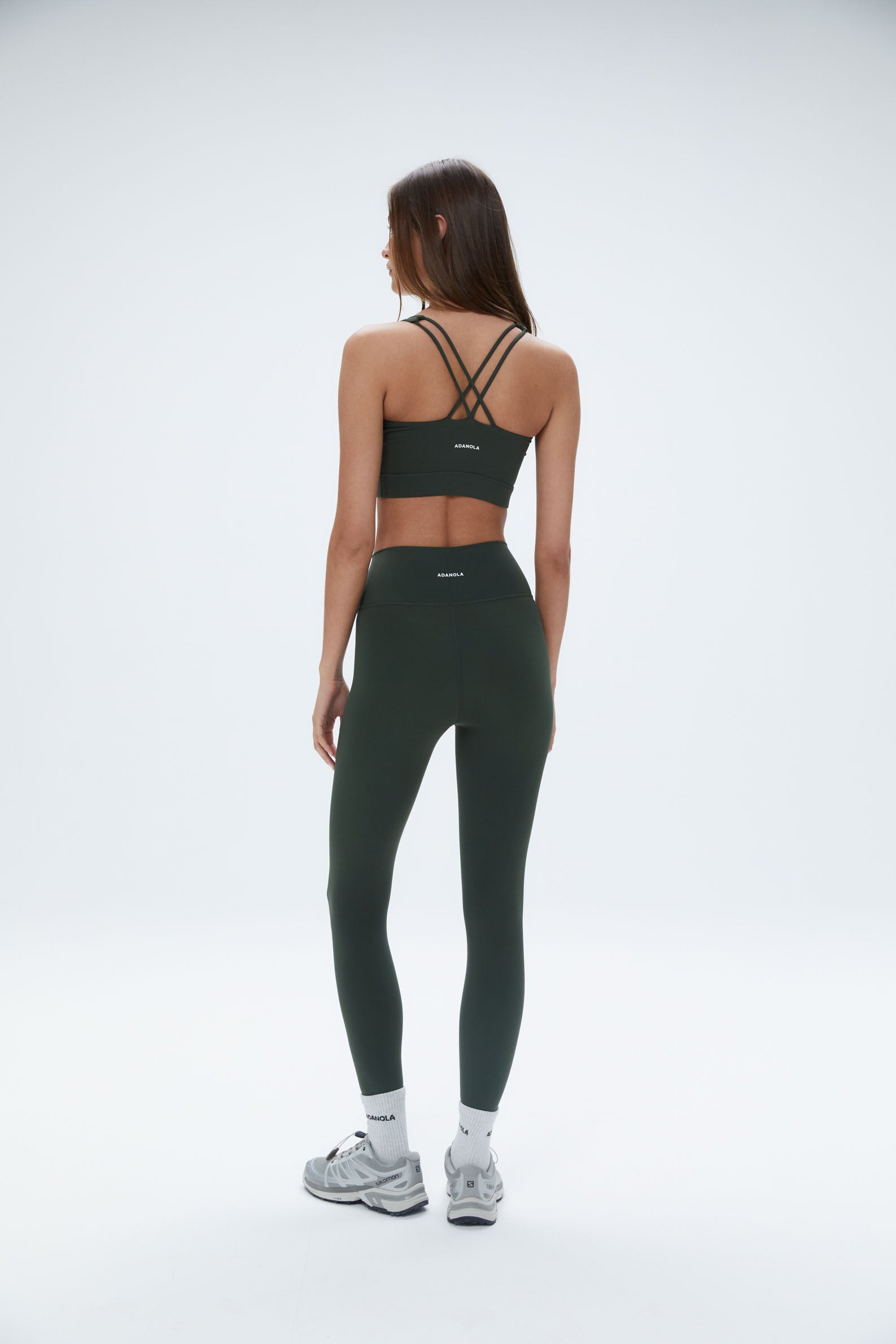 Ultimate Cross Back Bra - Dark Olive | Comfortable & Supportive Sports Bra for Yoga, Running & Gym Workouts