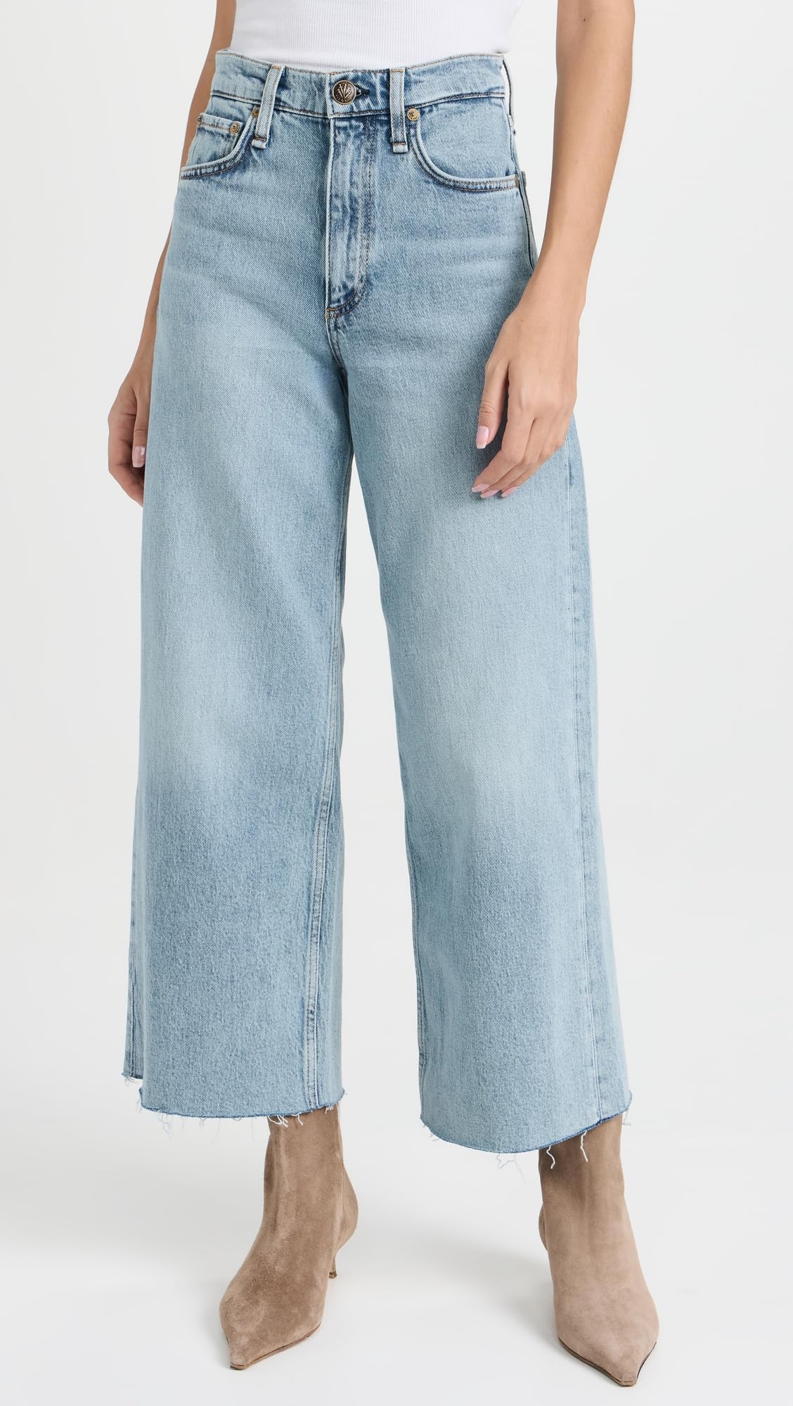 rag & bone Women's Andi Jeans - High Waist Slim Fit Stretch Denim Pants for Casual Wear & Everyday Outfits