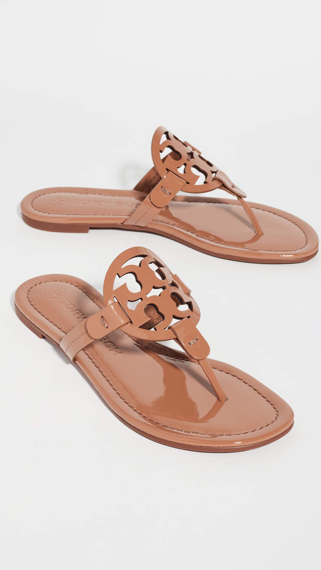 Tory Burch Women's Miller Thong Sandals | Comfortable Leather Flip Flops for Women | Perfect for Beach, Pool, and Summer Vacation Outfits