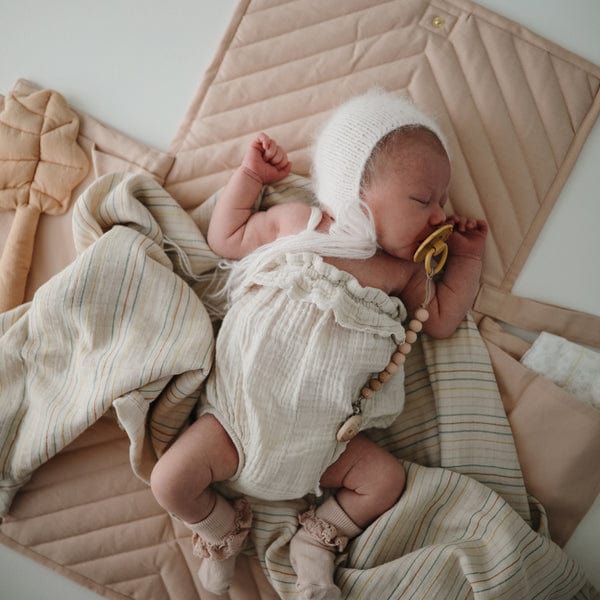 Mushie Portable Baby Changing Pad - Waterproof & Travel-Friendly Diaper Mat for On-the-Go Parents - Perfect for Nursery, Travel, and Outdoor Use